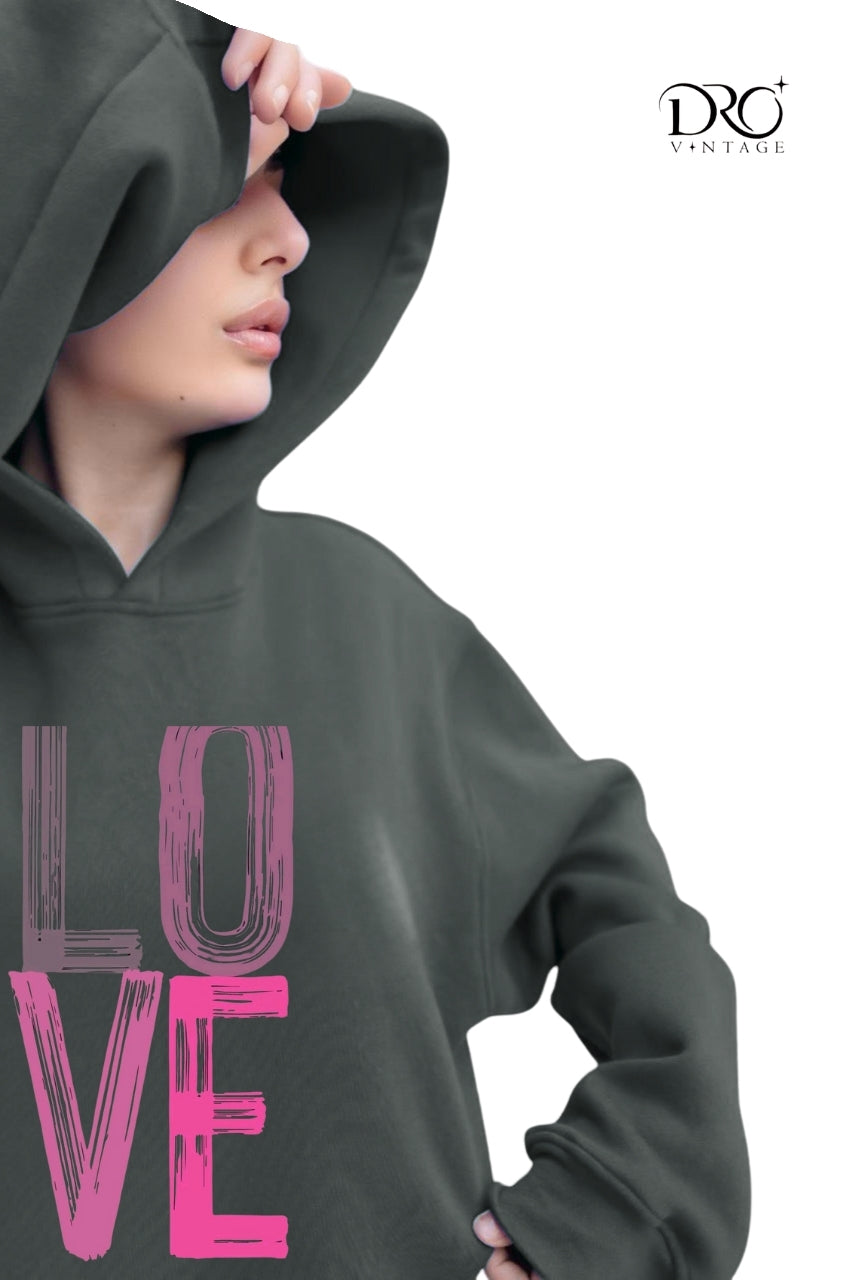 Dro Vintage Love Vibes Hoodie